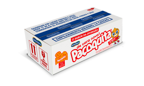 Paçoquita Rolha Embalada Santa Helena Caixa De 1,5 Kg Com 100 Unidades De 15G