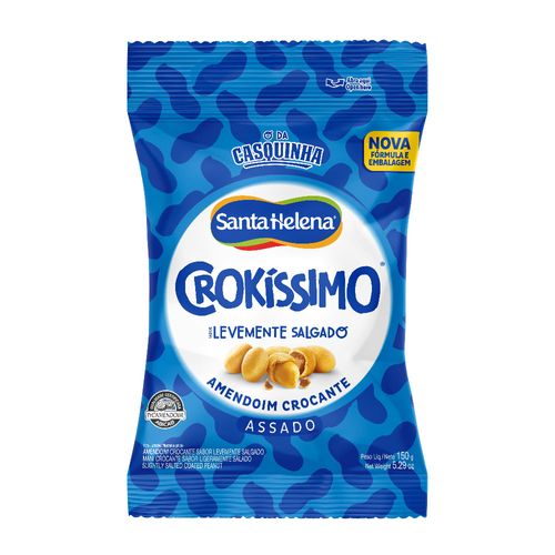 Crokíssimo Amendoim Crocante Levemente Salgado 150G Pacote