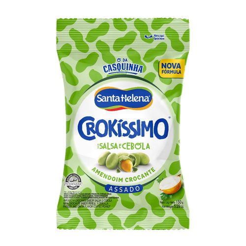 Crokíssimo Amendoim Crocante Salsa E Cebola 150G Pacote