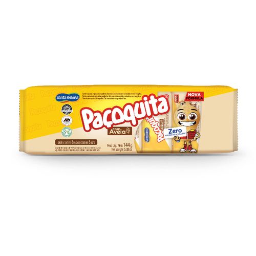 Paçoquita Zero Aveia Display 144G