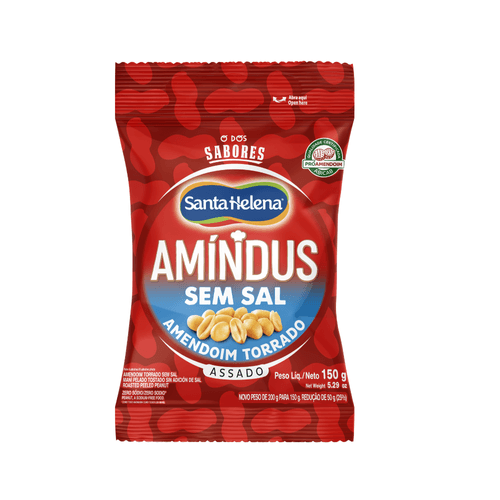 Amindus sem Sal Santa Helena Pacote com 150g